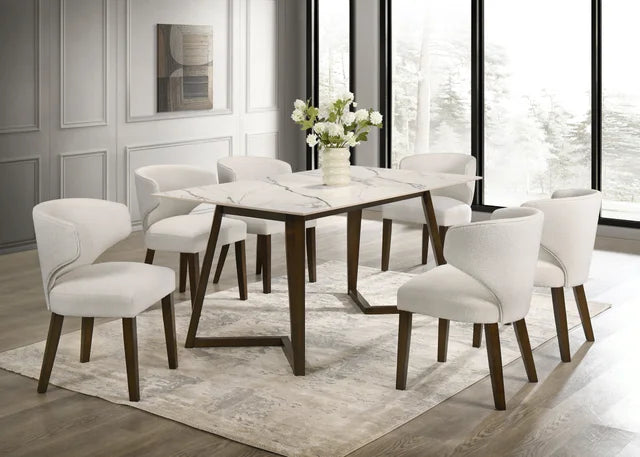 Ivory Porcelain - Dining room Set