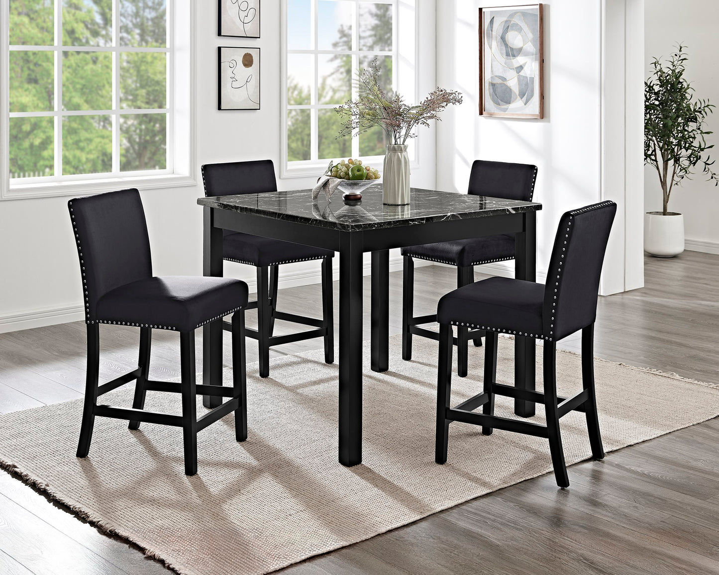 Juego de comedor de 5 piezas Lennon