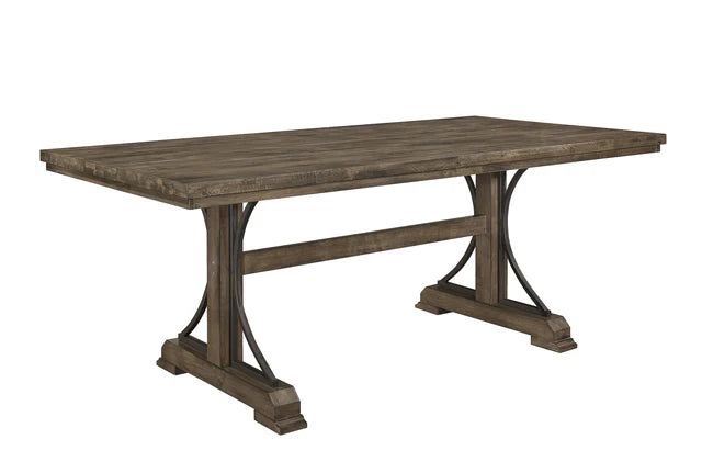 Quincy Grayish Brown - Juego de comedor