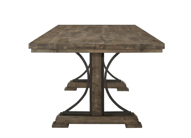 Quincy Grayish Brown - Juego de comedor