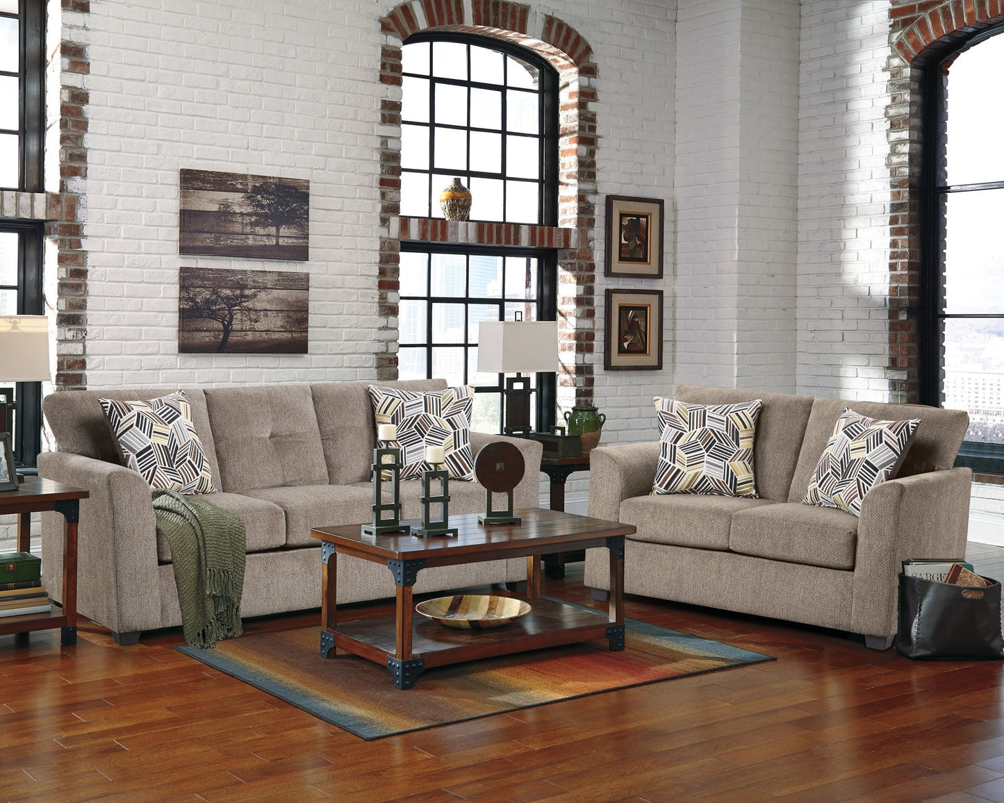3000 Kennedy Cocoa - Sofa and Loveseat