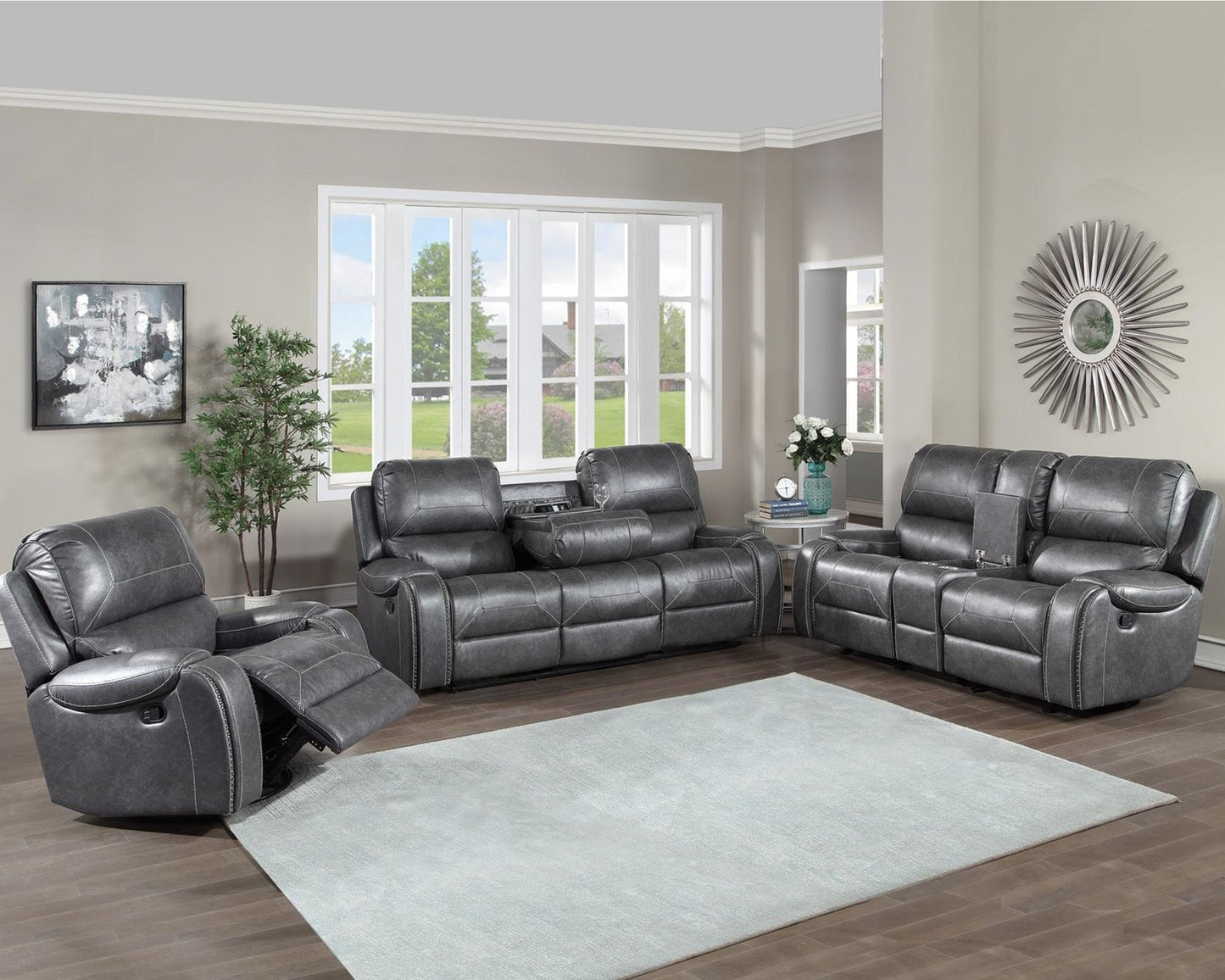 Keily reclinable gris