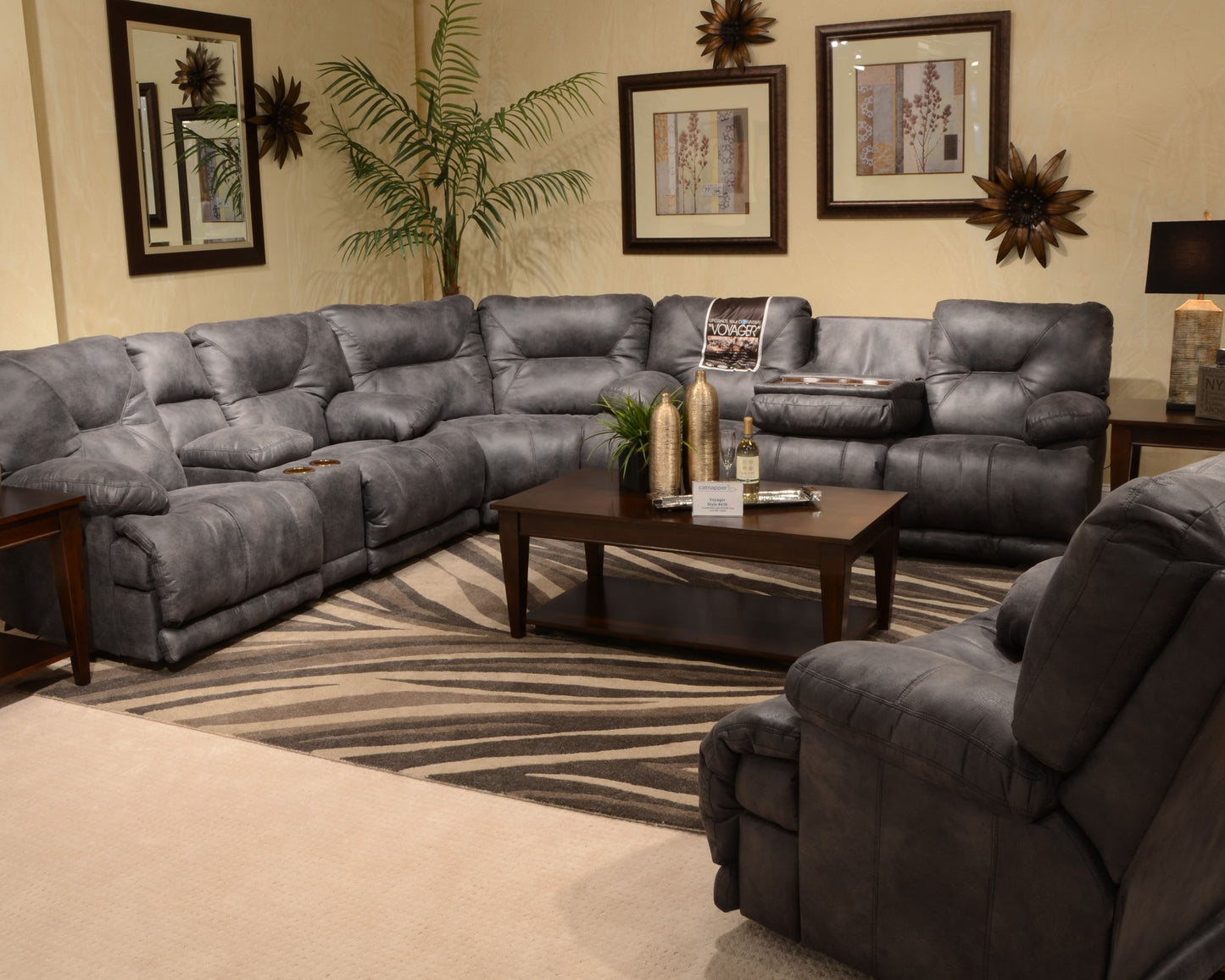 Voyager Slate Sectional