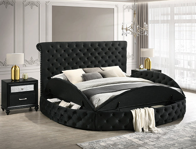 SOPORTE DE CAMA BRIGITTE NEGRO