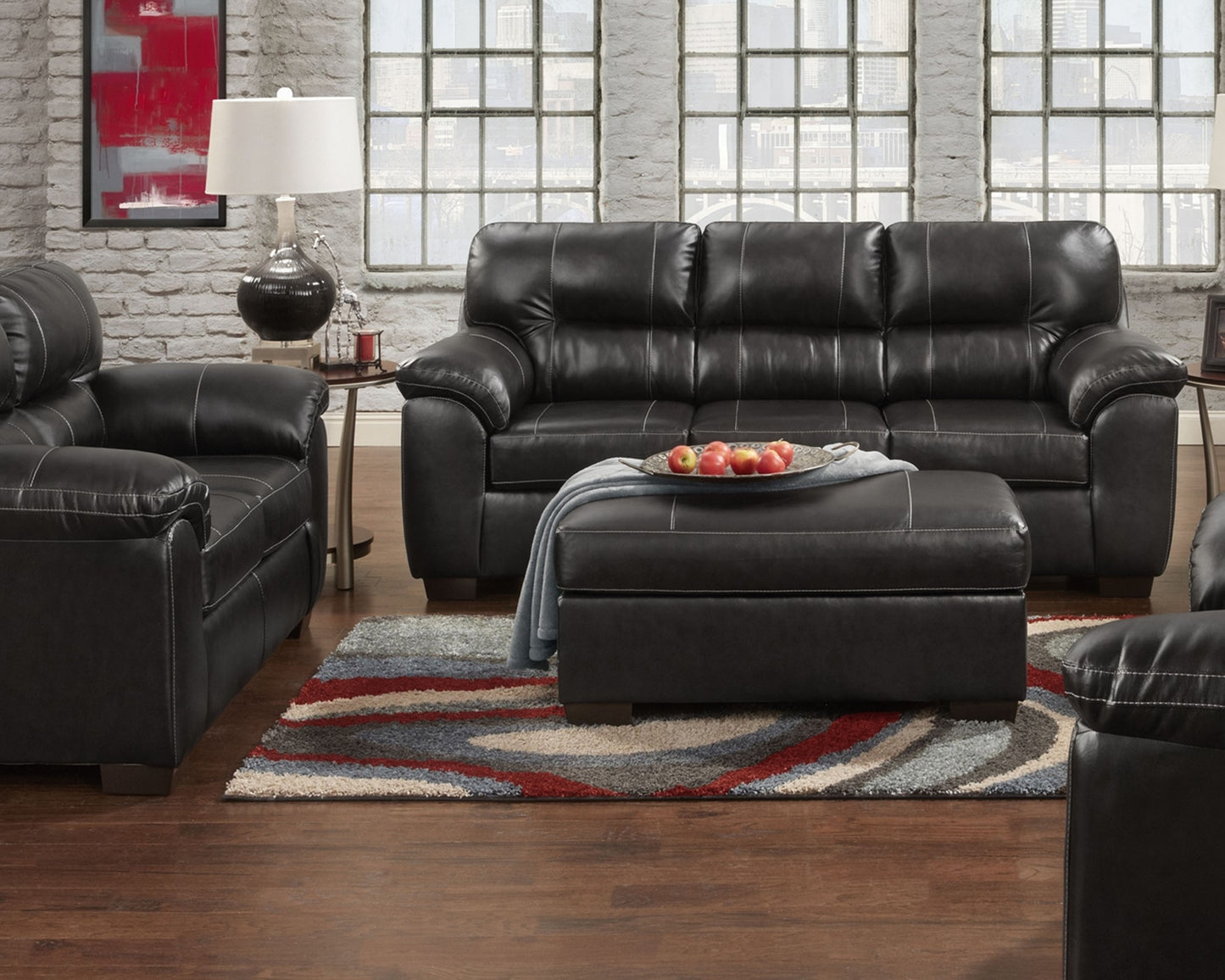Austin Black - Sofá y Loveseat