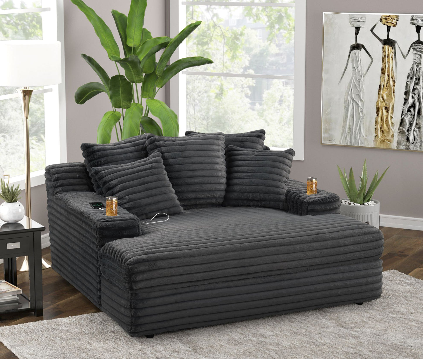 MOVIE SEAT - SINGLE SEAT W/CUPHOLDERS