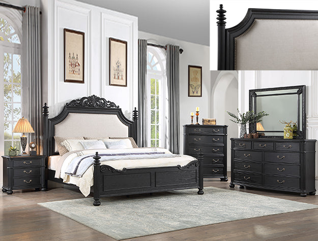 CONJUNTO DE DORMITORIO KINGSBURY DE 5 PIEZAS
