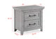 Beckett Grey Nightstand
