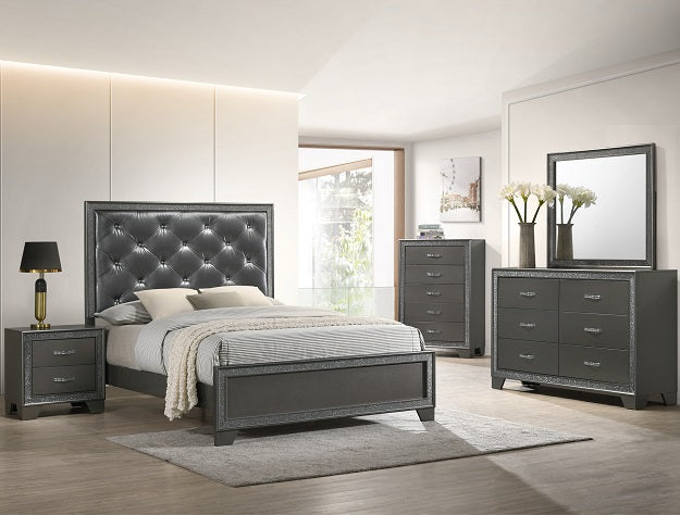 CONJUNTO DE DORMITORIO KAIA - Juego de 5 piezas