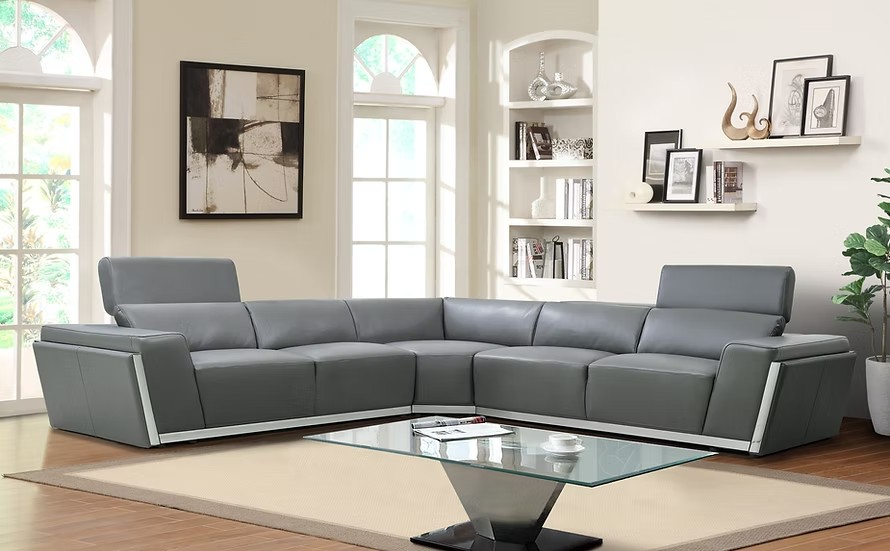 Domo - SECTIONAL (GREY, WHITE & BLACK)