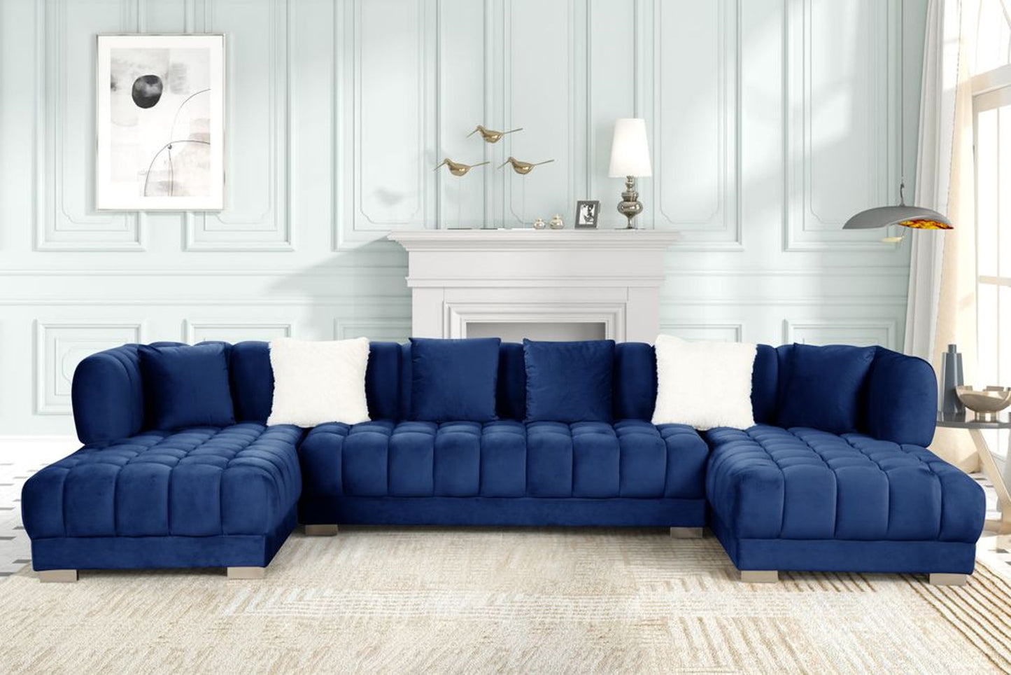 Meridian Sectional Blue