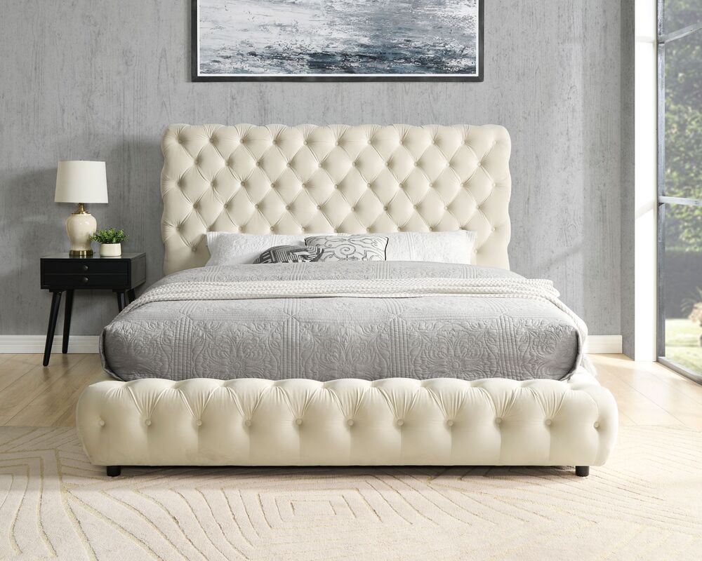 Dream Beige Platform Bed - King