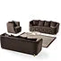 Elit Brown - Loveseat & Sofa