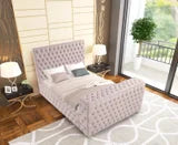 Future Pink Platform Bed - King