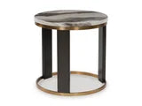 Brown/Brass Finish - COFFEE TABLES