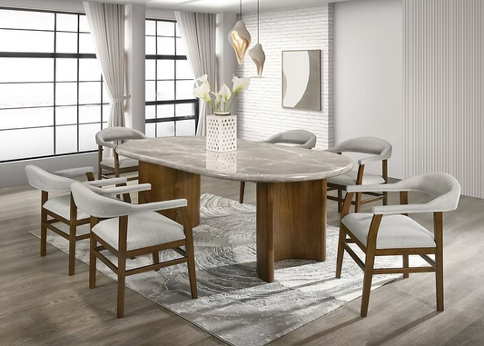 CYRA DINING (MARBLE TOP)