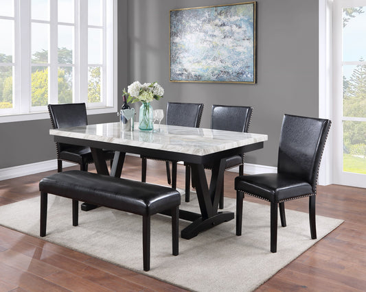 Tanner Black Dining Set