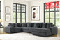 L CORD SECTIONAL WITH LARGE CHAISE