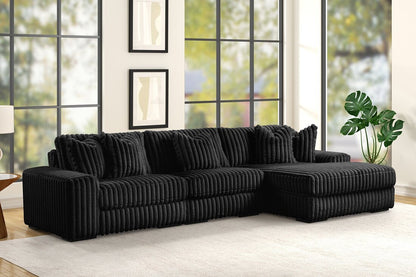 FLUFFY MEDIUM SECTIONAL - 3-PIECE