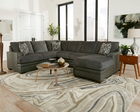 Stallion Charcoal Combo Sectional