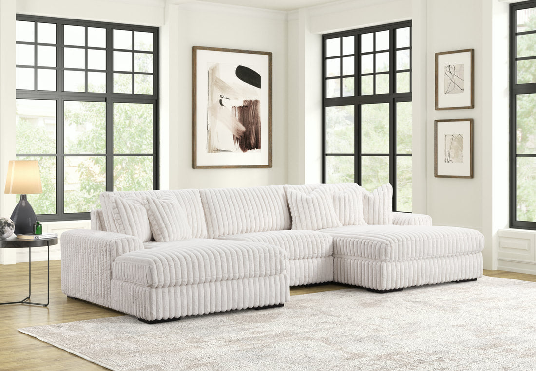 CORD SECTIONAL - DOUBLE CHAISE