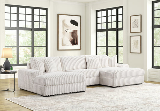 CORD SECTIONAL - DOUBLE CHAISE