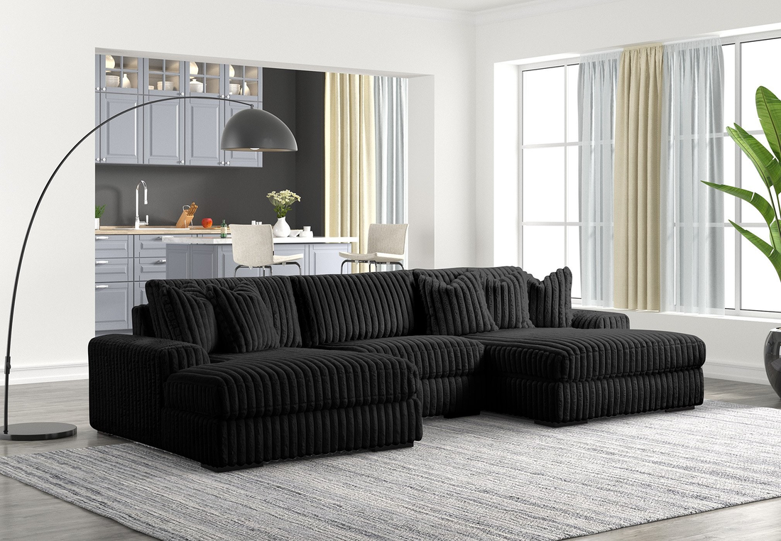 CORD SECTIONAL - DOUBLE CHAISE