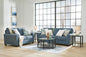 Ashley - Denim Sofa & Loveseat
