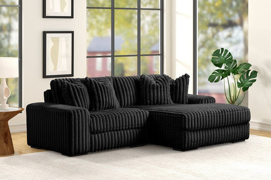FLUFFY SMALL SECTIONAL - 2-PIECE