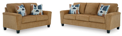 Honey Love Sofa and Loveseat