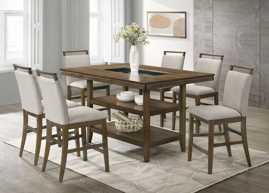 Burnt Walnut - Dining Set