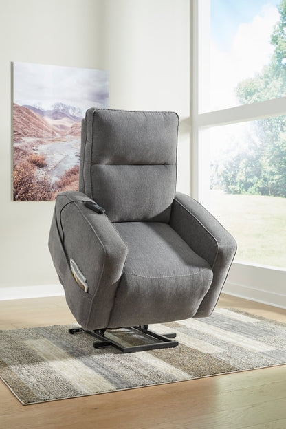 Ashley - Power Lift Recliner (Heat/Massage)