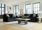 Ashley - Black Sofa & Loveseat