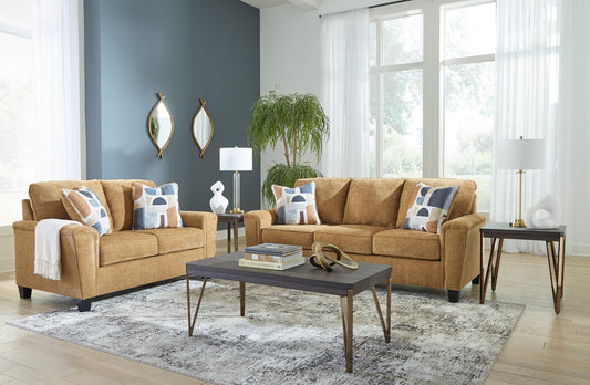 Honey Love Sofa and Loveseat