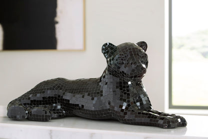 Black Disco Panther Firgurine