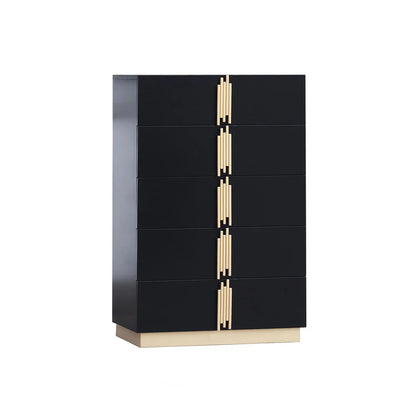 Evon Black 4-piece bedroom set