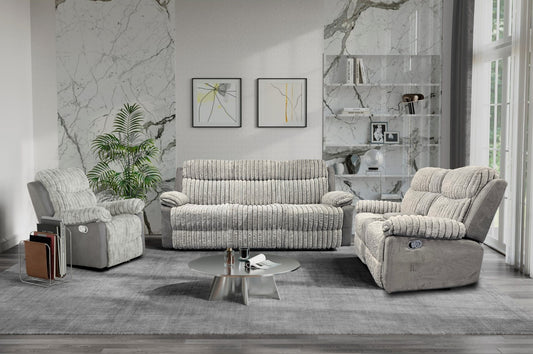 Plush Grey - Sofa and Loveseat