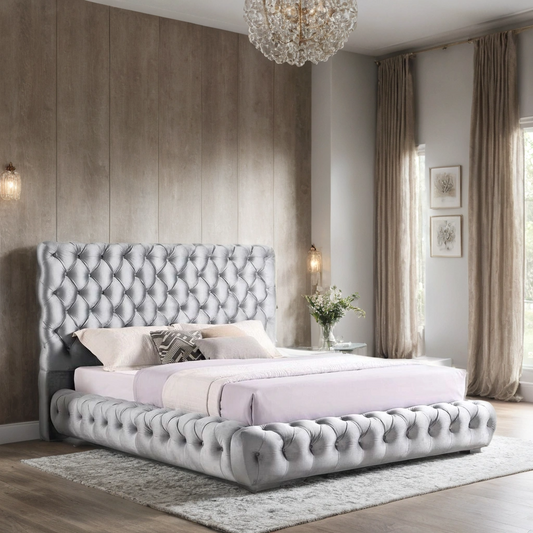 Dream Gray Platform Bed - King