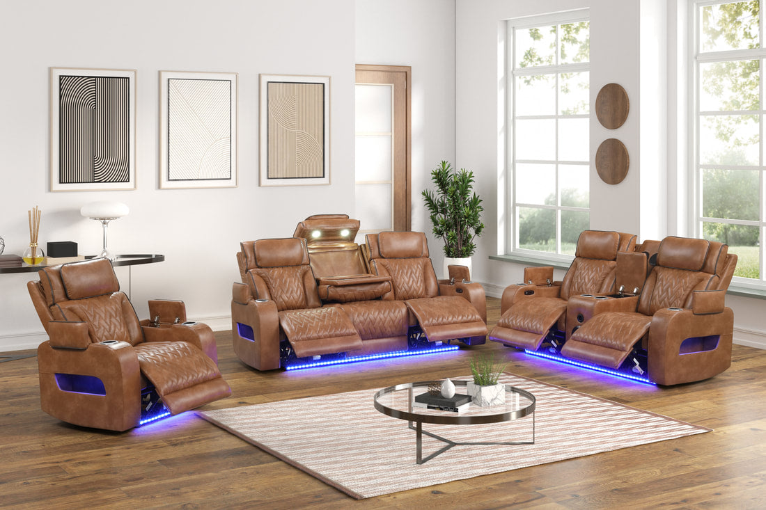 DUBAI 3PC Power Reclining Set