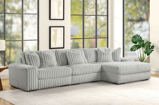 FLUFFY MEDIUM SECTIONAL - 3-PIECE
