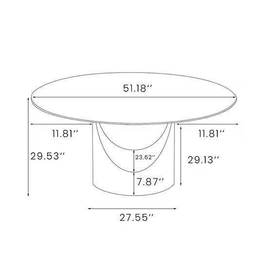 Smile 51" Dining Table