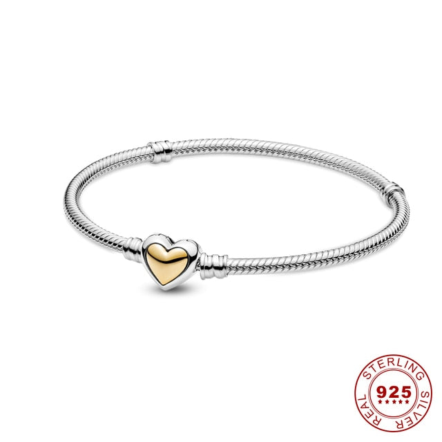 Bracelets - Character, Heart Clasps Charm Bracelets for Men & Women