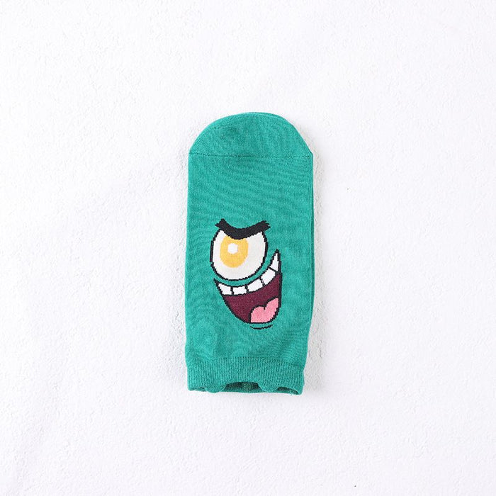 Cartoon Socks SpongeBob, Patrick, Star - Pure Cotton Tube Trend Socks