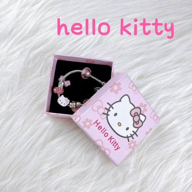 Hello Kitty Bracelet - Crystal Beaded Accessories