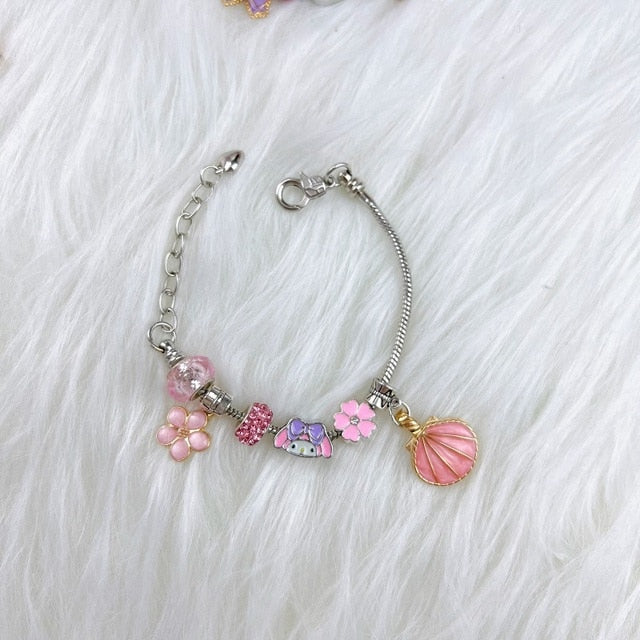 Hello Kitty Bracelet - Crystal Beaded Accessories